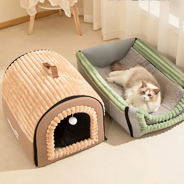 Felucia - Cama Casinha Para Pets Macia Antiderrapante + BRINDE