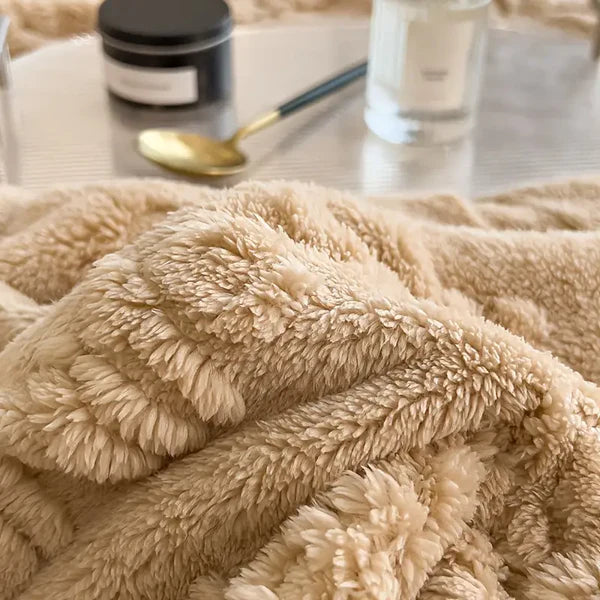 Mora - Edredom Cobertor Grosso Aconchegante Textura de Lã + BRINDE