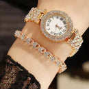 Relógio - Luxo LaBelle + BRINDE 1 PULSEIRA CRAVEJADA