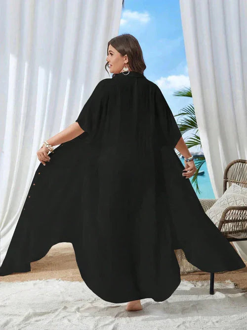 Saída de Praia Plus Size Camisa - Cecília