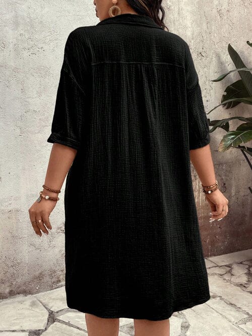 Vestido Casual Botões Frontais - Alicya