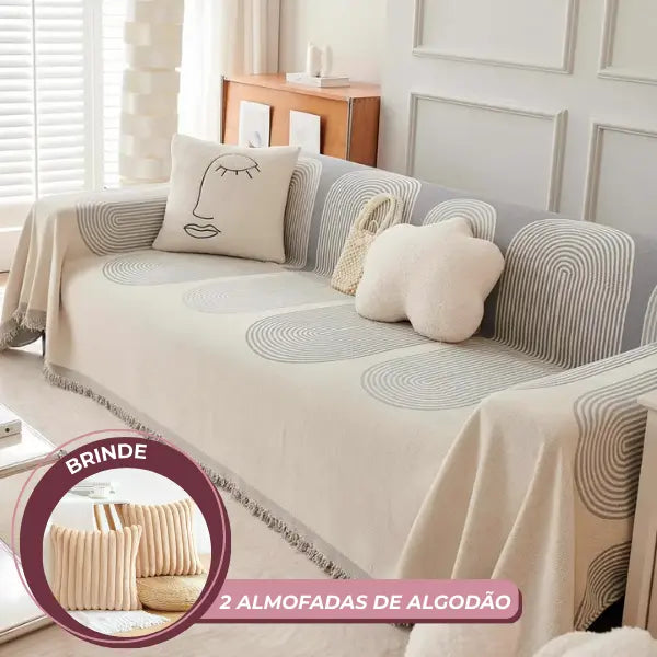 LuxeHome - Manta Capa Protetora de Sofá Anti-Risco Animal + BRINDE