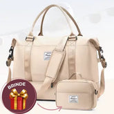 Bolsa-Mala com Bolsos Multifuncionais - Elegância Urbana + BRINDE