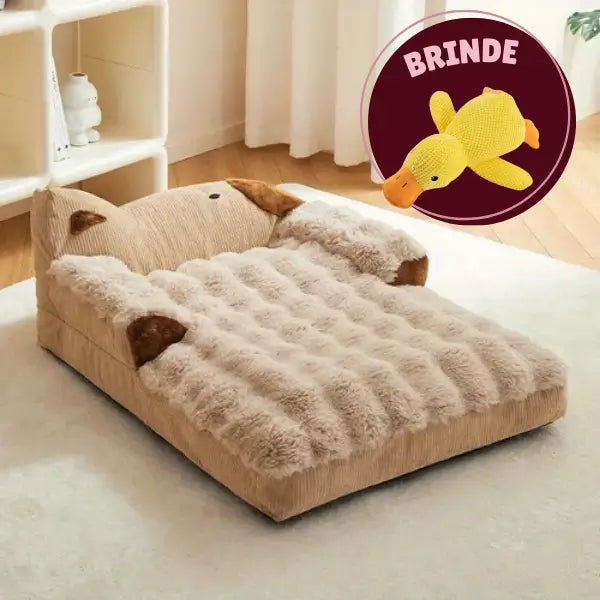 NuvemPet - Cama Para Pets Forrada Antiderrapante + BRINDE