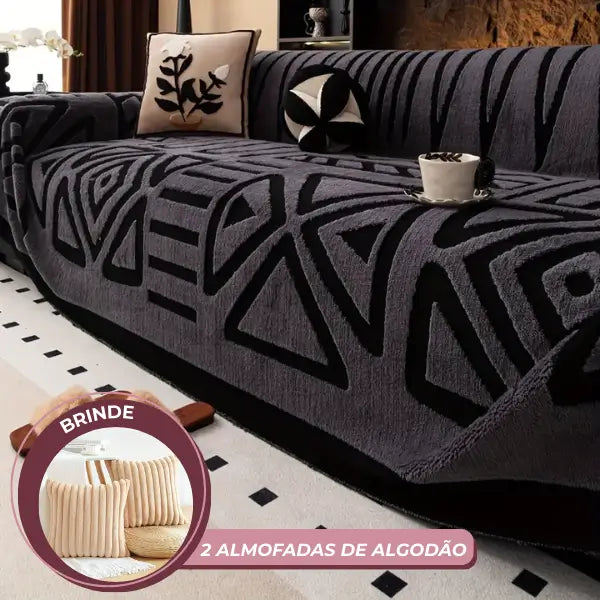 Eleganza - Manta Capa Protetora de Sofá Anti-Risco Animal + BRINDE