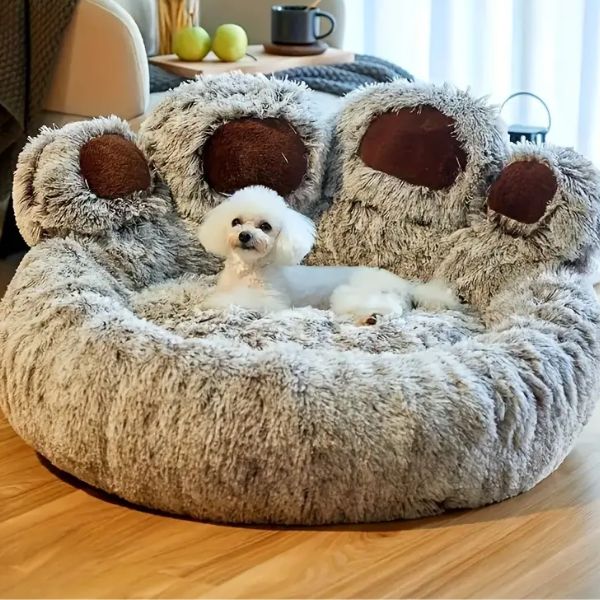 Patinhas Relax - Cama Para Pets Macia Antiderrapante + BRINDE