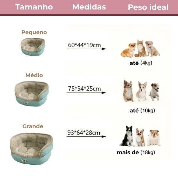 PataCama - Cama Para Pets Macia Antiderrapante + BRINDE