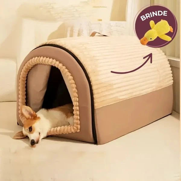 Felucia - Cama Casinha Para Pets Macia Antiderrapante + BRINDE