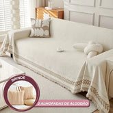 Lares & Laços - Manta Capa Protetora de Sofá Anti-Risco Animal + BRINDE