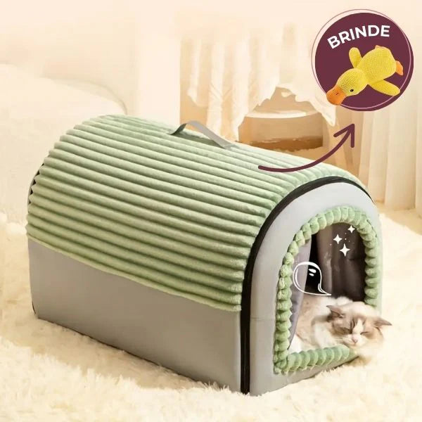 Felucia - Cama Casinha Para Pets Macia Antiderrapante + BRINDE