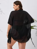 Saída de Praia Plus Size Camisa - Daisy
