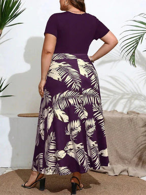 Vestido Estampa Floral e Cintura Marcada - Annabelle