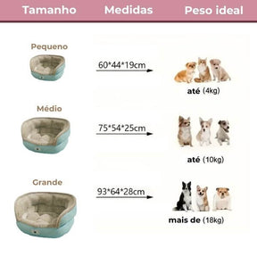 PataCama - Cama Para Pets Macia Antiderrapante + BRINDE